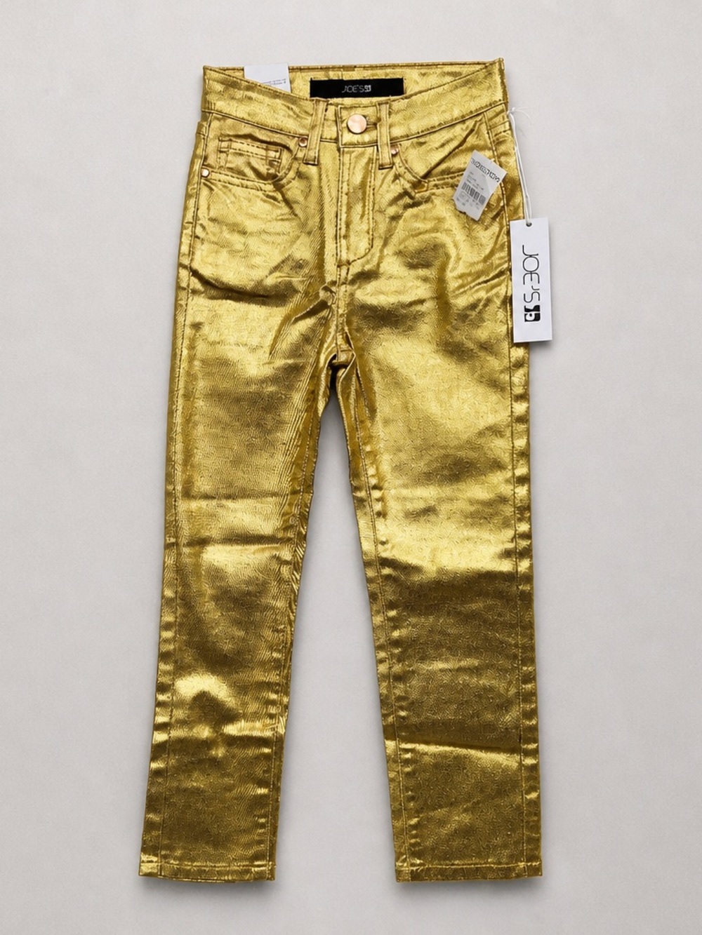 Joe's Jeans Metallic Gold Skinny Jeans NWT
